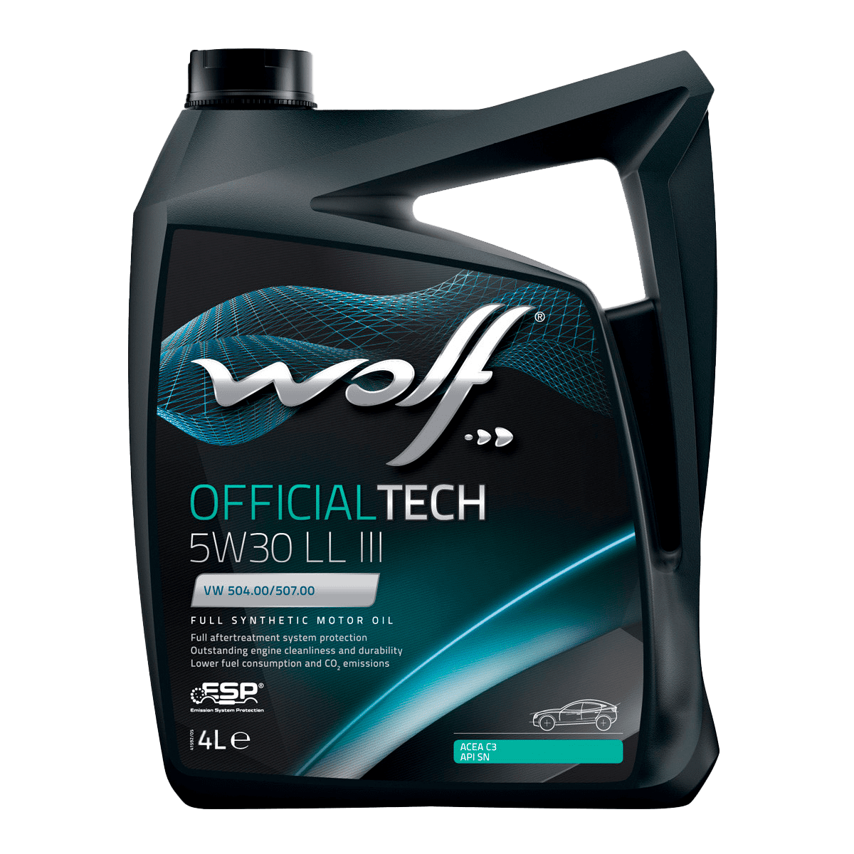 Моторное масло Wolf OfficialTech 5W-30 LL III, 4л 